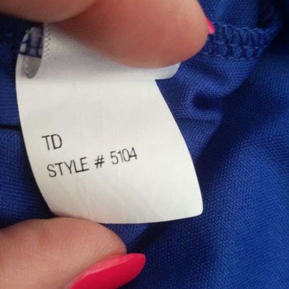 C2 Sport VIAVI Royal blue Dri-Fit polyester long sleeve tee t-shirt, size L - Picture 7 of 8